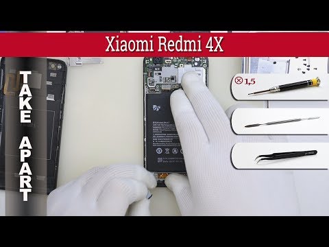 Видео: Как разобрать 📱 Xiaomi Redmi 4X Разборка и ремонт