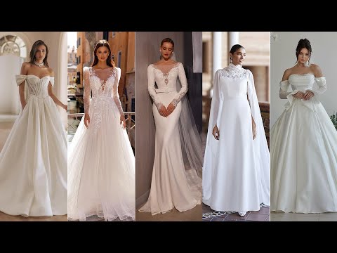 Видео: Современное и шикарное свадебное платье 2025 года от Jjs House Of The Bride. Свадебные платья с б...