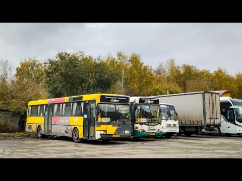 Видео: Автобус Mercedes Benz O405 (АС 005 22) покатушки по пригороду Барнаула и по Барнаулу 