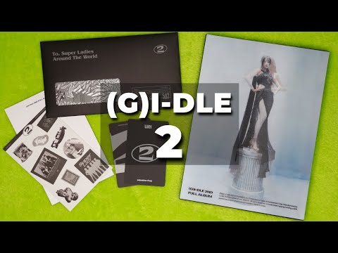 Видео: Распаковка (G)I-dle - 2 версия 0 с предзаказной картой от Weverse shop мнение об альбоме