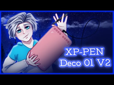 Видео: Обзор на графический планшет XP-PEN Deco 01 V2