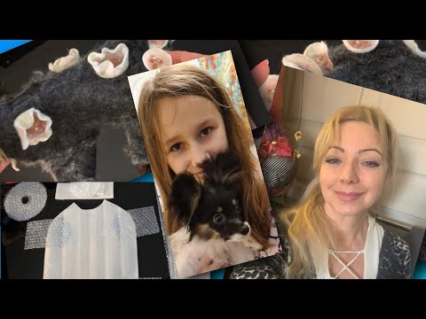 Видео: Войлок. Комбинезон для Моники-1. Подготовка шаблона. Студия «Olish-art »