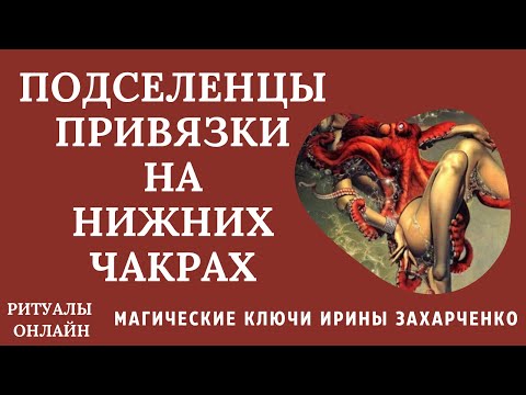 Видео: Подселенцы привязки на нижних чакрах. Ритуал онлайн. Ритуал чистка.