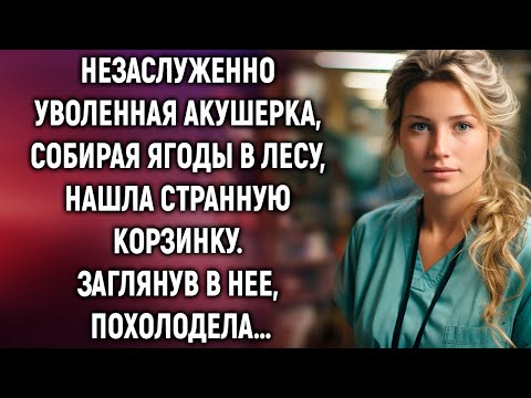 Видео: Незаслуженно уволенная акушерка, собирая ягоды в лесу, нашла странную корзинку. Заглянув в нее…