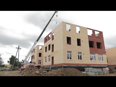 Видео: Продолжается строительство детского сада