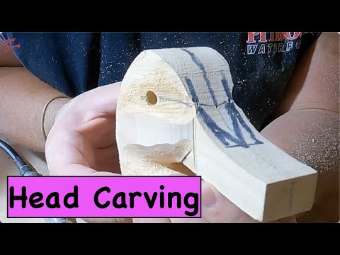 Видео: Как вырезать чучела | Резьба по голове чучела | Чучела для уток | Резьба по чучелу | Охота на уто...