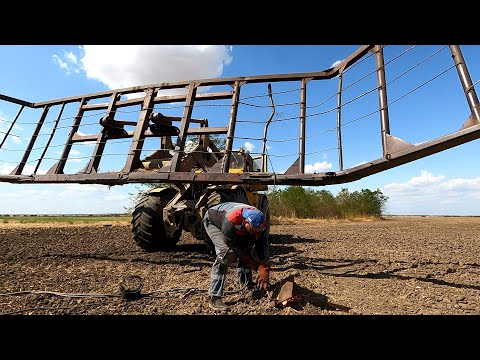 Видео: Такого агрегата Вы еще не видели! Степаныч не жалеет ни себя, ни технику, ни сварщика!