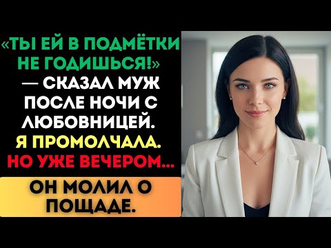 Видео: «Ты ей в подмётки не годишься!» — сказал муж. Я промолчала. Но вечером он молил о пощаде...