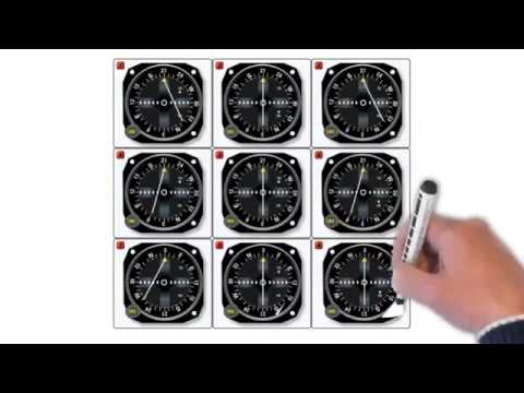 Видео: Простой способ определения местоположения самолета с помощью VOR, CDI и OBS