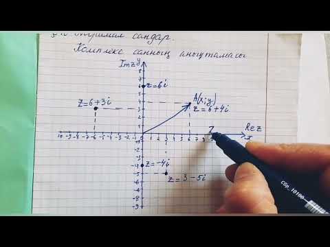 Видео: 1 сабақ. Жорамал сандар. Комплекс санның анықтамасы. 11 сынып. Алгебра.