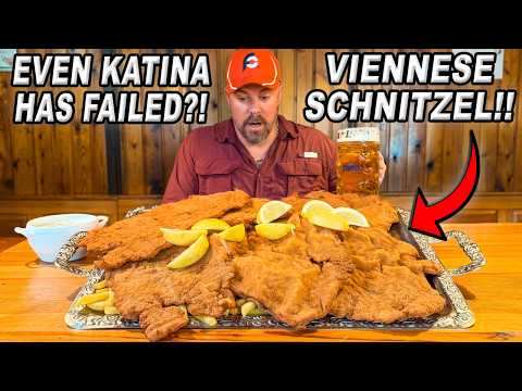 Видео: «Сотни потерпели неудачу» - конкурс XXL венского свиного шницеля Брюннера Штадла на 105 унций в А...