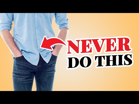 Видео: Как правильно сочетать рубашку с джинсами (большинство мужчин ошибаются)