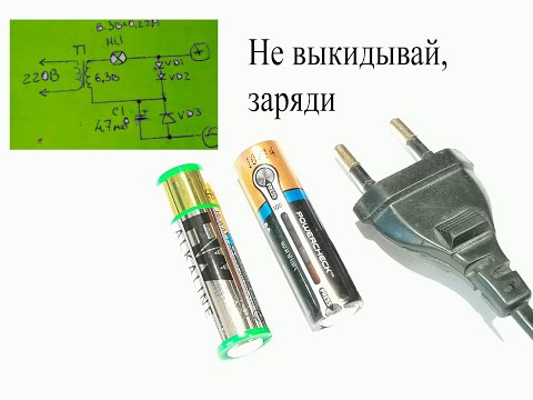 Видео: Зарядное устройство для пальчиковых батареек асимметричным током