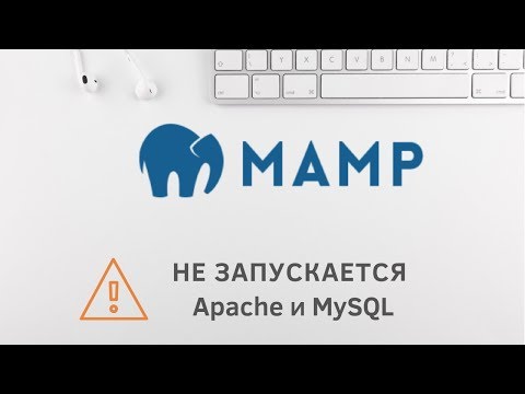 Видео: Локальный сервер MAMP.  Не запускается сервер Apache и MySQL