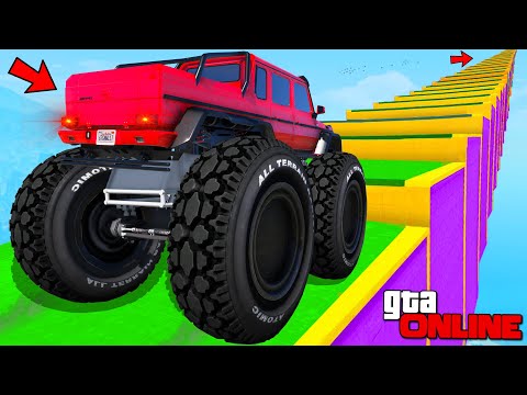 Видео: КАК ДАЛЕКО СМОЖЕТ ЧИТ МОНСТР ТРАК ЗАБРАТЬСЯ ПО СТУПЕНЬКАМ ЛЕСТНИЦЫ? ЭКСПЕРИМЕНТЫ ГТА 5!