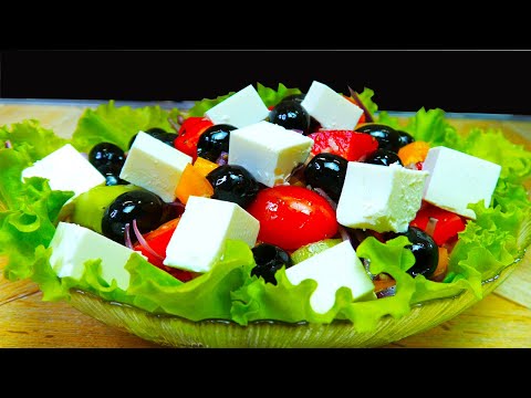 Видео: ГРЕЧЕСКИЙ САЛАТ. Вкусный, классический и пошаговый рецепт.