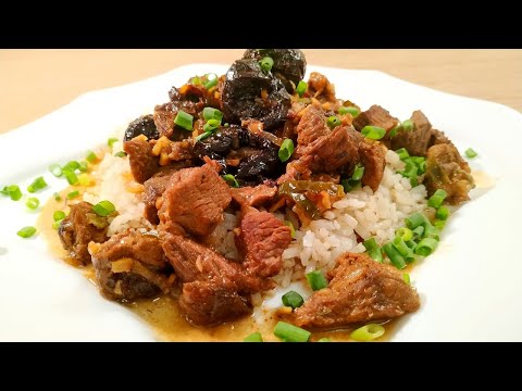 Видео: Баранина тушёная с черносливом. Невероятно вкусно - тает во рту. Баранина без запаха.