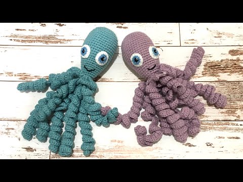 Видео: Как связать осьминожку крючком. Мастер-класс по вязанию. Клуб 28 петель.