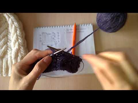 Видео: Как связать спицами шапку. Вяжем образец