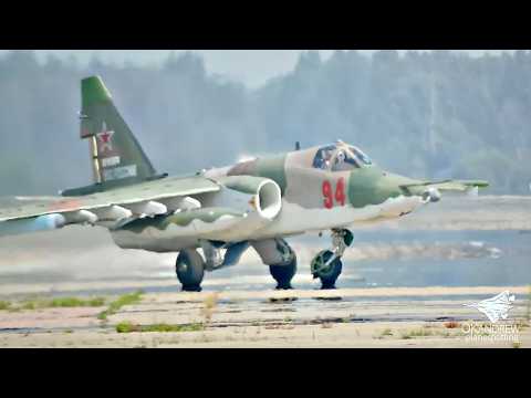 Видео: Су-25СМ взлетел за 20 секунд - только его и видели