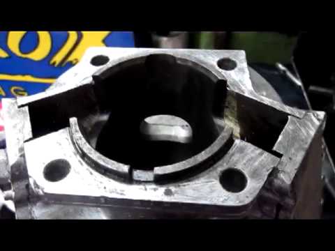Видео: расточка цилиндра  ИЖ-П5