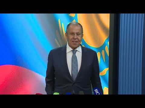 Видео: Выступление и ответы на вопросы СМИ С.Лаврова по итогам переговоров в Республике Казахстана