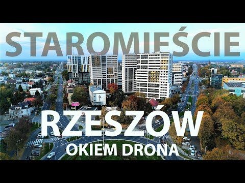 Видео: #Жешув с дрона – район STAROMIEŚCIE – 2025 | #4k #drone #dji #djiflip