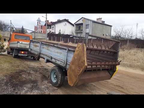 Видео: Купили разбрасыватель органических удобрений (РОУ)!!! Выгрузка. Осмотр.