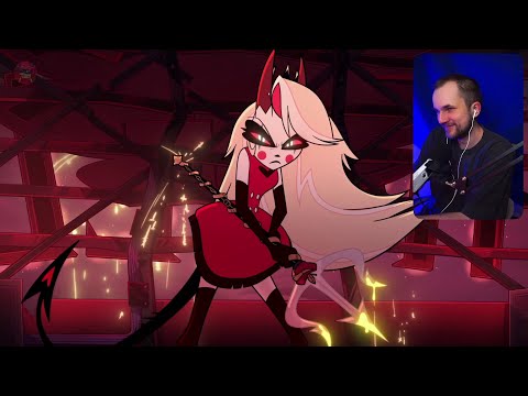 Видео: РАДИ ЧАРЛИ В ПЛАТЬЕ СТОИЛО ТОГО! 8 серия Отель Хазбин "The Show Must Go On" / Реакция Уликса