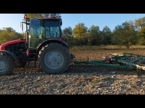 Видео: Культивируем под посев озимой пшеницы МТЗ 1523 с КПС 5😎😎😎