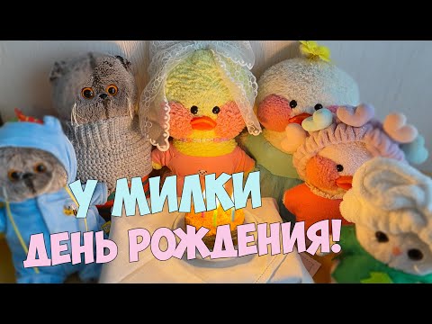 Видео: 🎄Новый год перешел в ДЕНЬ РОЖДЕНИЯ!🎂Уточке Милке 7 лет!