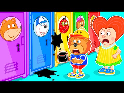 Видео: Маша и Леопольд. грязный шкафчик - Серии для всей семьи - Lion Family на русском