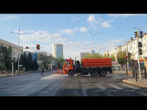 Видео: Целиноград Астана Нурсултан улица Мира