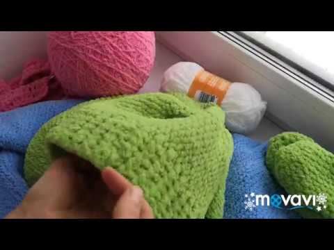 Видео: Плед из ализе софти / обзор и оценка пряжи / что связала из пряжи ализе софти / Irinochka HandMade