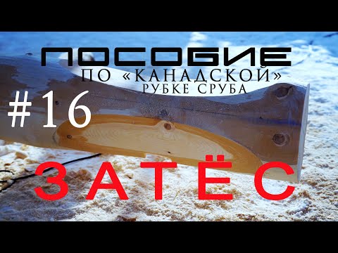 Видео: Строим сруб  #16. Затёс.