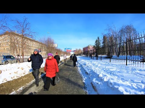 Видео: Новосибирск - Весенняя прогулка по проспекту Карла Маркса 4К