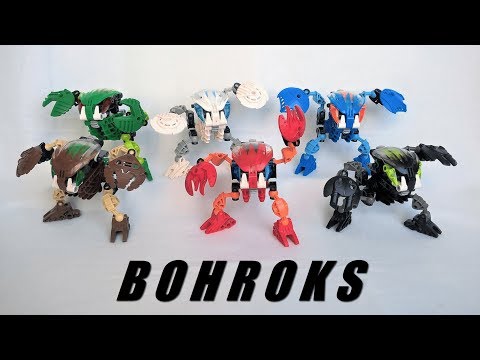 Видео: Лего Бионикл: Обзор.  БОРОКИ и Бороки-Кал (Lego Bionicle Bohrok and Bohrok-Kal sets review)