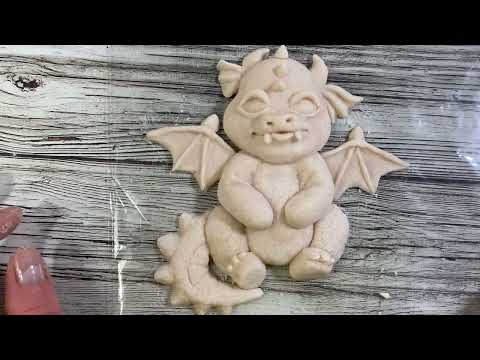 Видео: Дракончик из соленого теста. Лепим вместе.