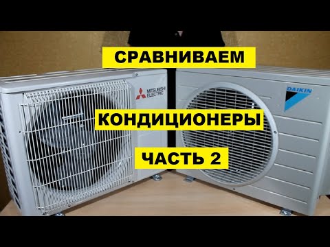 Видео: Кондиционеры DAIKIN FTXB25C и MITSUBISHI ELECTRIC DM25VA Наружные блоки