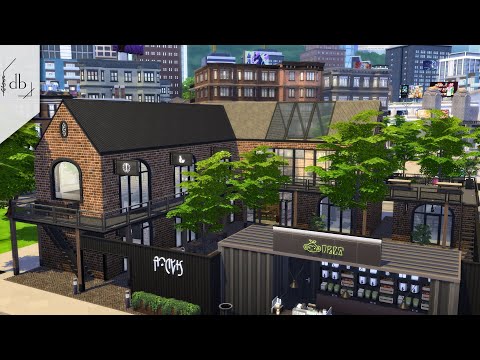 Видео: Двор мастеров | The Sims 4 Скоростное строительство