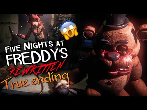 Видео: ОБНОВЛЁННЫЙ ФИНАЛ!!! 😱 FNAF 1 REWRITTEN (Overhaul) #2