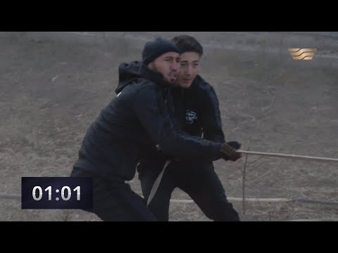 Видео: Дәурен Серғазин мен Арман Оспанов құрықты қалай салар екен?