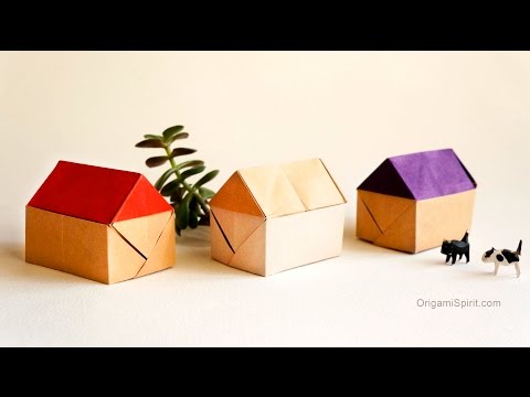 Видео: Как сделать простой оригами-домик :: Casa en Origami