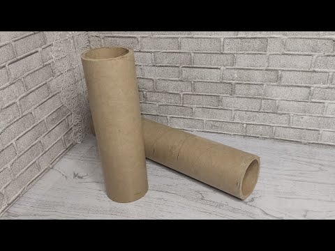 Видео: Вы удивитесь! Идея для дома из картонной трубы!💥A great idea for a house made from a cardboard tube!