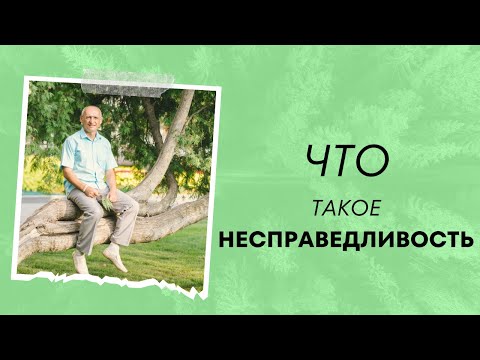 Видео: Что такое НЕСПРАВЕДЛИВОСТЬ