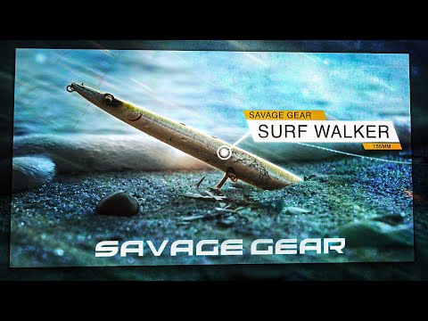 Видео: Иглата на народа! Savage Gear Surf Walker - примамка за лефер и лаврак.