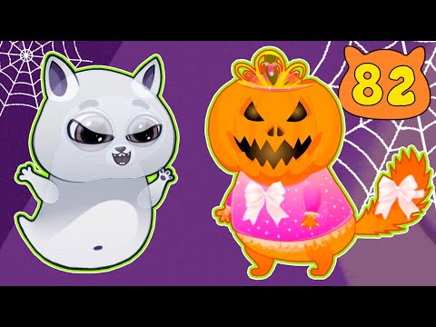 Видео: Суровый КОТИК БУБУ №82. Злой призрак БУ. Хэллоуин. Мультик ИГРА про котят на канале Хвостик ТВ