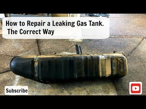 Видео: Как правильно отремонтировать протекающий бензобак, как отремонтировать топливный бак