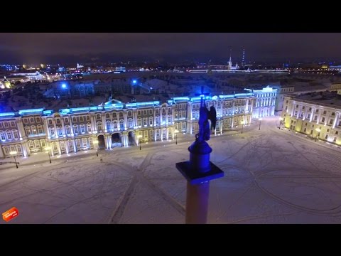 Видео: На сноуборде по центру Питера!