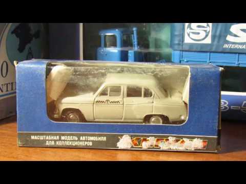 Видео: Москвич-403 "Такси", модель 1/43